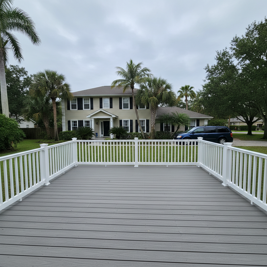 Deck Installation completed by Excellence Deck Company in Bradenton, FL