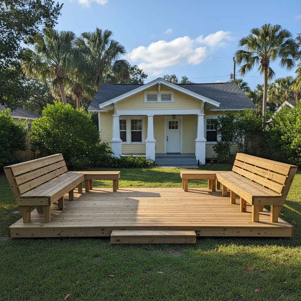 Deck Repair completed by Excellence Deck Company in North Port, FL