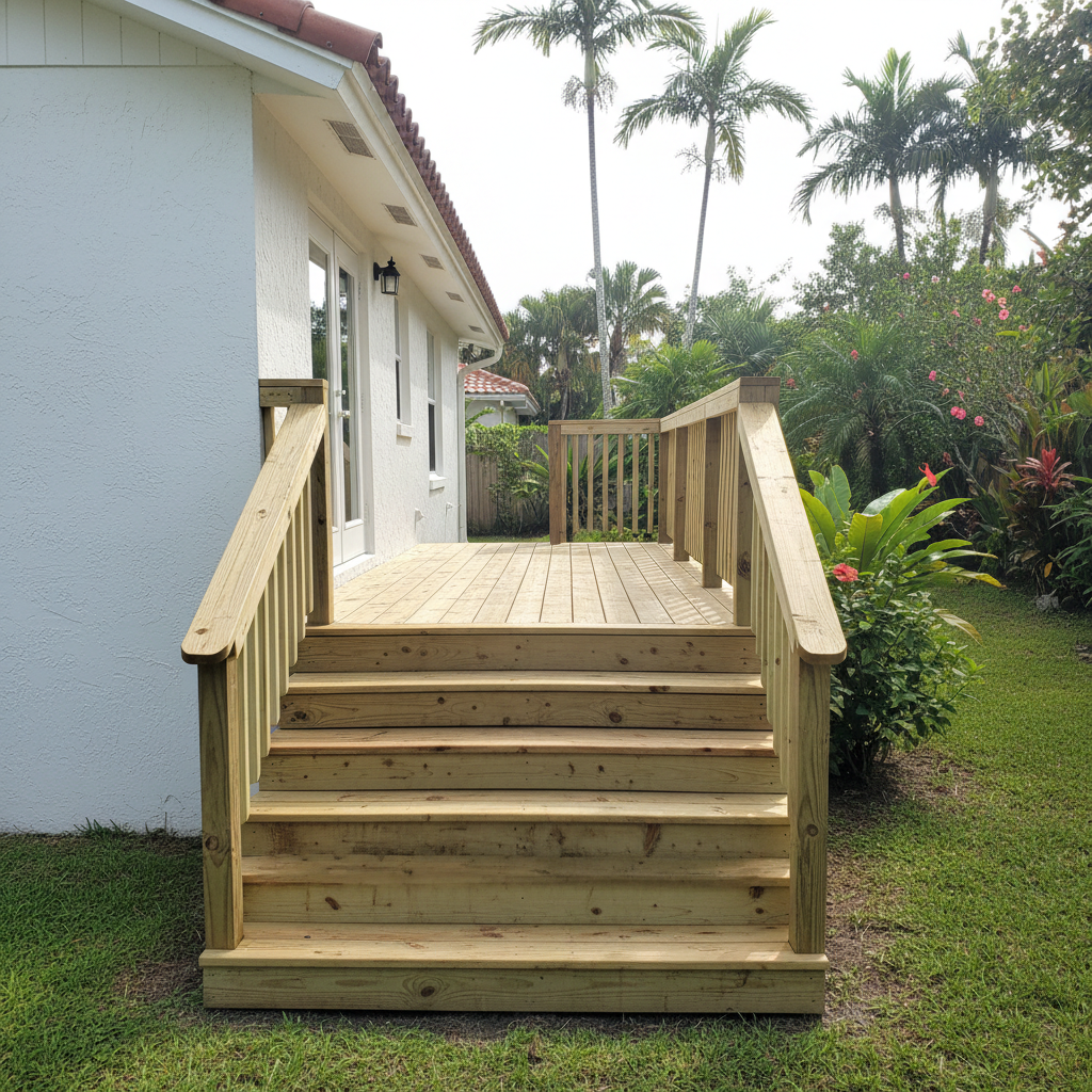 Composite Decking Installation completed by Excellence Deck Company in Venice, FL