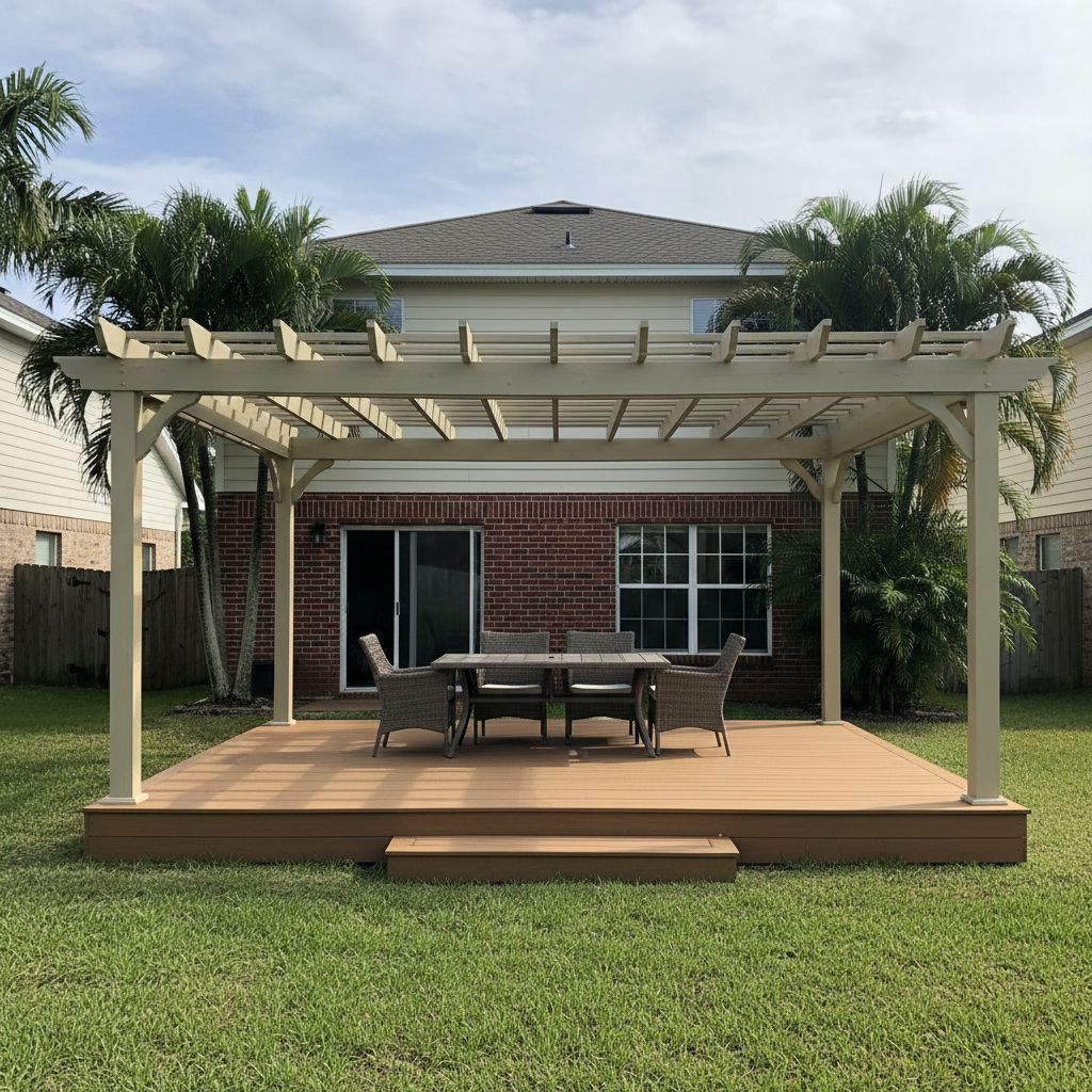 Screened Porch & Deck Combos completed by Excellence Deck Company in Holmes Beach, FL