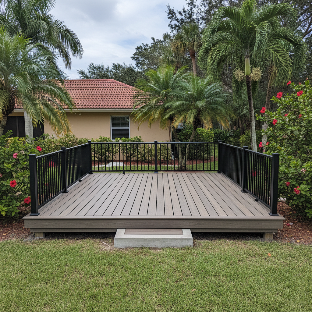 Deck Installation completed by Excellence Deck Company in Anna Maria, FL