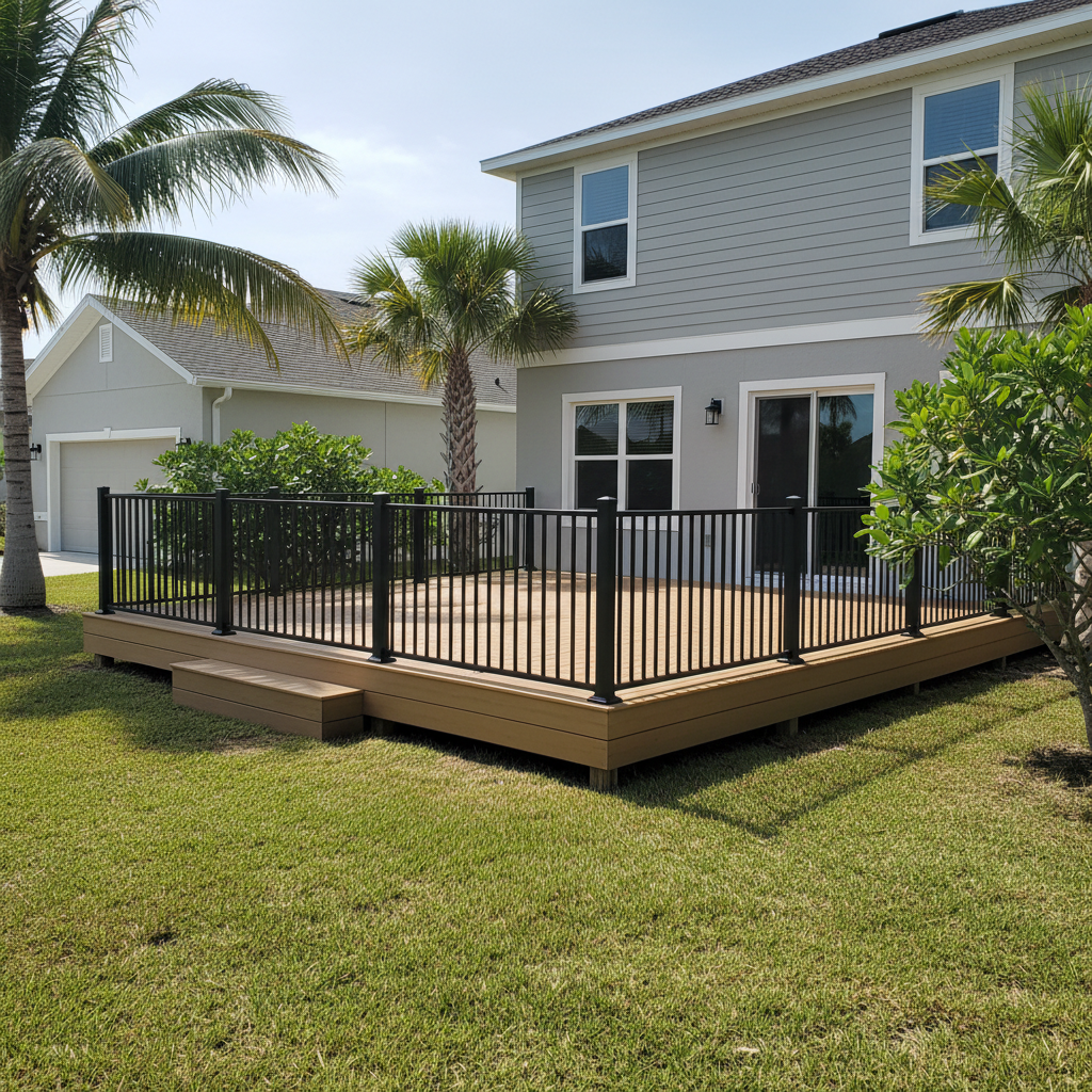Deck Staining & Sealing completed by Excellence Deck Company in North Port, FL