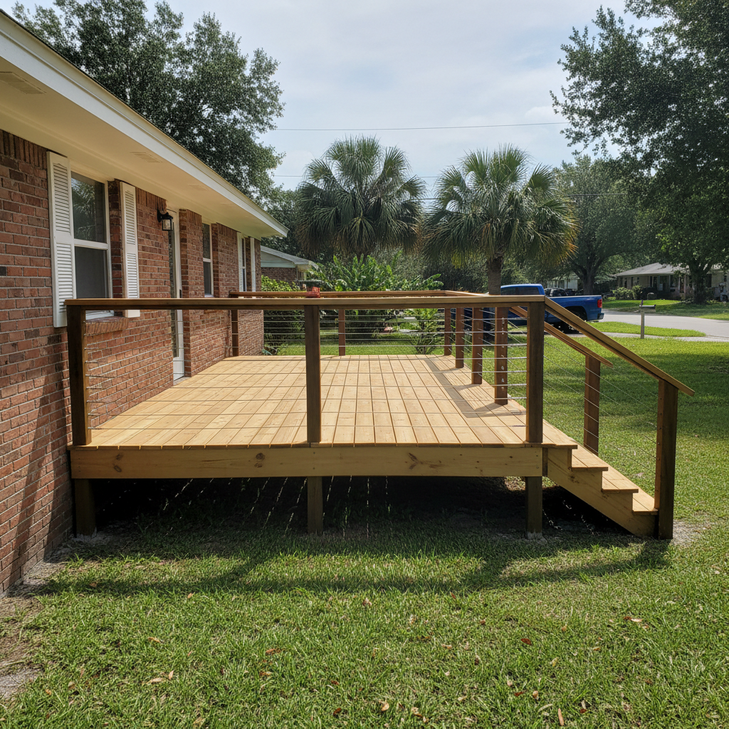 Deck Rebuilding completed by Excellence Deck Company in Venice, FL